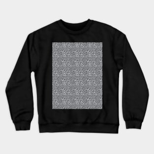 Elephant Print Skin Pattern Light Gray Crewneck Sweatshirt